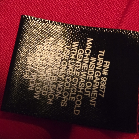 Liz Claiborne red blouse top shirt misses size large NWOT - Picture 8 of 8